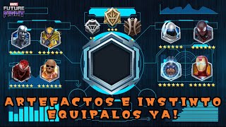 Artefactos e Instinto  ¿COMO EQUIPAR PERSONAJES 4  Marvel Future Fight [upl. by Wallinga]