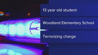 Teen 13 charged after alleged threat at Woodland Elementary School [upl. by Kyrstin]