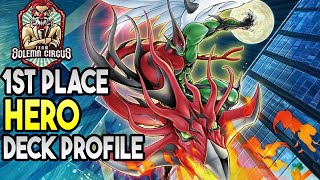 YuGiOh 1st Place HERO Deck Profile September 2024 [upl. by Suellen]