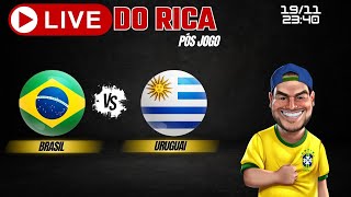 Live pós jogo  Brasil x Uruguai [upl. by Swords]