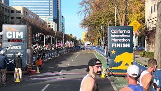 California International Marathon Finish Line Camera Mens US Olympic Trials Final Qualifiers [upl. by Voe]