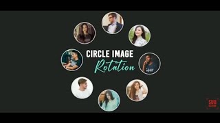 Circular image rotate animation effect using HTML CSS JAVASCRIPT shradhaKD shortvideo shorts [upl. by Werra]