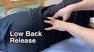 Myofascial release for low back [upl. by Shwalb]