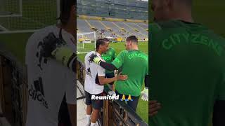 Sane and Ederson share a moment ❤️ [upl. by Ailerua31]