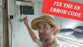 How to Fix E8 Error Code on a Window AC This Really Works [upl. by Ramirol402]