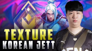 TEXTURE  KOREAN JETT  VALORANT MONTAGE HIGHLIGHTS [upl. by Isaiah]