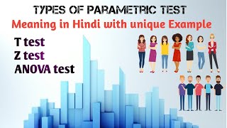 Types of Parametric Test  T test  Z test  ANOVA test [upl. by Marvella]