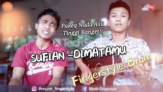 Di Matamu Cover Gitar by Munir Fingestyle ft Santos [upl. by Anilatsyrc23]