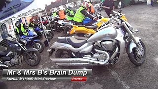 Live Suzuki M1800R Mini Ride Review [upl. by Ahsinawt]