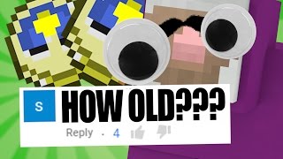 HOW OLD IS PURPLE SHEP  Minecraft QampA [upl. by Eural630]