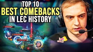 TOP 10 ABSOLUTE BEST PLAYS EVER IN THE ENTIRE HISTORY OF LEC  YamatoCannon [upl. by Radcliffe328]