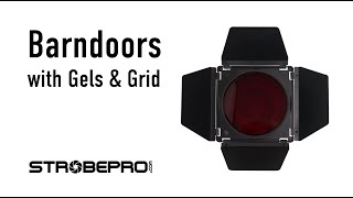 Strobepro Barndoor with Gels and Grid [upl. by Shah548]