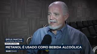 Mistura fatal Metanol é usado com bebida alcoólica [upl. by Mccafferty]