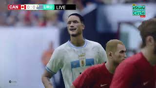 🔴CANADÁ vs URUGUAY EN VIVO  Copa América 2024  Partido En PES 21 Simulation Gameplay [upl. by Alur]