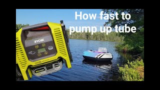 Ryobi one 18v inflatordeflator P747 review [upl. by Gora]