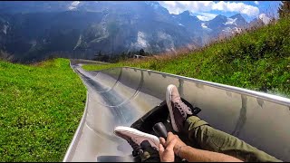 Insta360 Flying on a Mountain Coaster in Switzerland 🇨🇭 [upl. by Klemm]