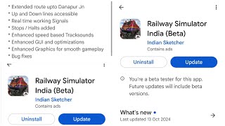 RAIL SIMULATOR INDIA NEW UPDATE GAMEPLAY [upl. by Druci964]