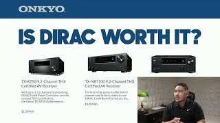 DIRAC on the New Onkyo and Pioneer Worth Switching to  Onkyo TXRZ50  TXNR7100  From LiveStream [upl. by Anawqahs]