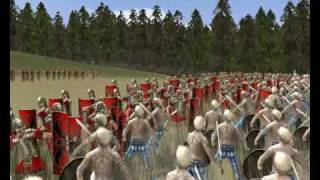 Rome Total War The Battle of PAULERSPURY Watling Street English Version [upl. by Lamonica]