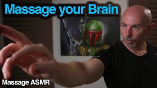 ASMR Binaural Brushing 51  Massage your Brain  Strong Sounds  Mostly No Talking [upl. by Joo]