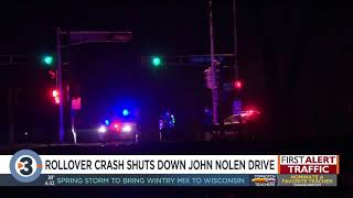 John Nolen Drive closed for several hours overnight [upl. by Aruasor]