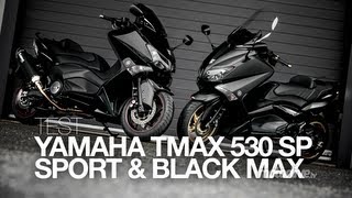 TEST EXCLUSIF  Les TMAX SPORT AKRA amp TMAX BLACKMAX se font ente [upl. by Meihar618]