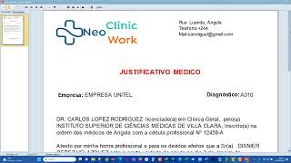 JUSTIFICATIVO MEDICO [upl. by Yemrots]