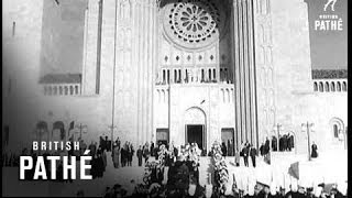 Washington  Us Catholics Biggest Church 1959 [upl. by Noswad]