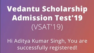 latest Vedantu Scholarship Test 2019 VSAT 2019 Questions and answers to some questions [upl. by Ecilegna131]