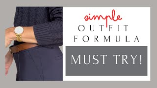 How to Look Great in Everyday Life with Minimal Effort  The Simplest Outfit Formula to Try [upl. by Nylrats]