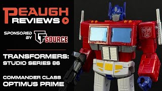 Video Review Transformers Studio Series 86  Commander Class OPTIMUS PRIME [upl. by Elamaj]