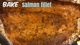 HOW TO BAKE SALMON FILLET WITH MAYONNAISE [upl. by Ellehsyt709]