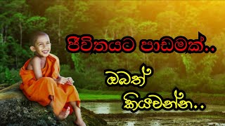 nisadasනිසදැස්  ජීවිතයට පාඩමක් [upl. by Vivl]