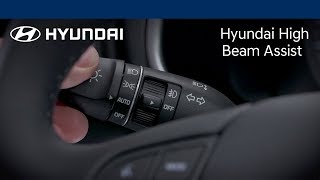 High Beam Assist Explained  Hyundai [upl. by Noid]