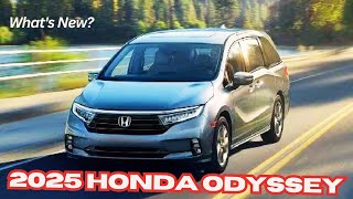 Upcoming 2025 Honda Odyssey  Explore comfort and luxury in this Minivans [upl. by Nihcas]