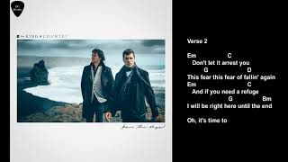 Burn The Ships Lyrics and Chords for King and Country [upl. by Aicad]