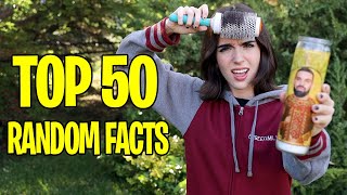 TOP 50 RANDOM FACTS ABOUT ME Updated [upl. by Sethrida]