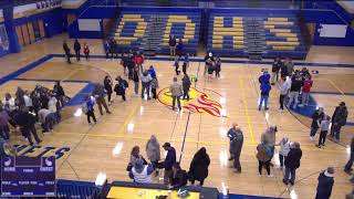 DelavanDarien High vs Clinton Varsity Womens Basketball [upl. by Haily974]