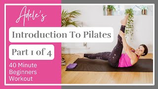 Introduction To Pilates Part 1 of 4 Beginners Workout [upl. by Kcirrem]