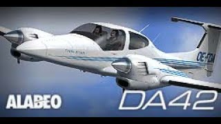 Diamond DA42 Twin Star by CarenadoAlabeo with G1000 PFD amp MFDs [upl. by Othe]