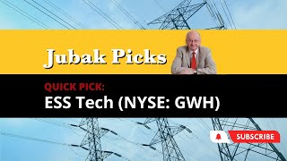 ESS Tech NYSE GWH Quick Pick from Jim  JubakPickscom Stock Picks [upl. by Lilias724]