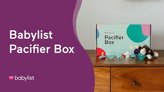 Babylist Pacifier Box [upl. by Hsakiv]