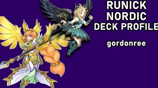 RUNICK NORDIC  Yugioh Deck Profile TCG TAMA FORMAT [upl. by Ainotahs]