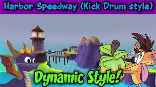 🐲🦞 Spyro 3 Harbor Speedway ⚡️🥁 Kick Drum style [upl. by Relyuc213]