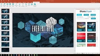 How To Display And Present Worship Songs FREE Worship Software For PowerPoint  Sharefaithcom [upl. by Jessee]