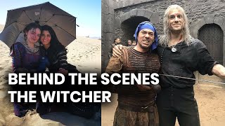 The Witcher Netflix Behind The Scenes Stunts And Images Collage  Part 2 [upl. by Anayaran]