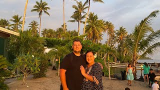 SALETOGA RESORT stay  SAMOAN BBQ Dinner with a sunset  SAMOA VLOG [upl. by Klingel]