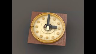 LEGO Clock Hands amp Face assembly animation [upl. by Etsirhc]