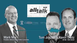 Mark Mix Discuss Teamsters Boss RNC Speech on WJR Detroit’s “All Talk” [upl. by Celeski]