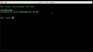 SQLcl Repeat Command [upl. by Gnivre]